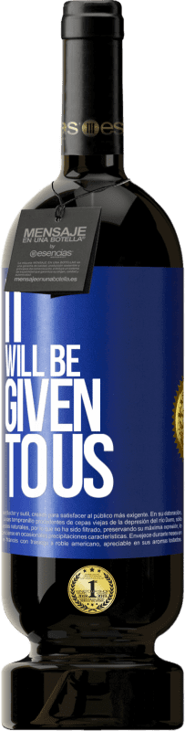 49,95 € 免费送货 | 红酒 高级版 MBS® 预订 会给我们的 蓝色标签. 可自定义的标签 预订 12 个月 收成 2016 Tempranillo