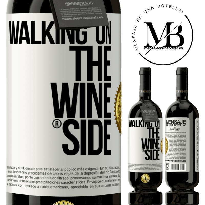 39,95 € Free Shipping | Red Wine Premium Edition MBS® Reserva Walking on the Wine Side® White Label. Customizable label Reserva 12 Months Harvest 2014 Tempranillo