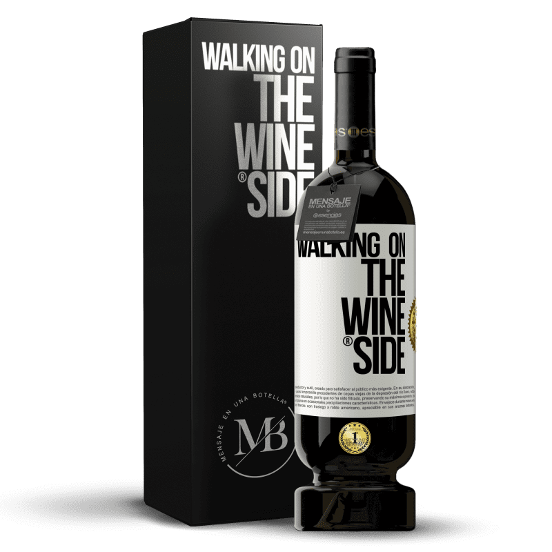 49,95 € Бесплатная доставка | Красное вино Premium Edition MBS® Бронировать Walking on the Wine Side® Белая этикетка. Настраиваемая этикетка Бронировать 12 Месяцы Урожай 2015 Tempranillo