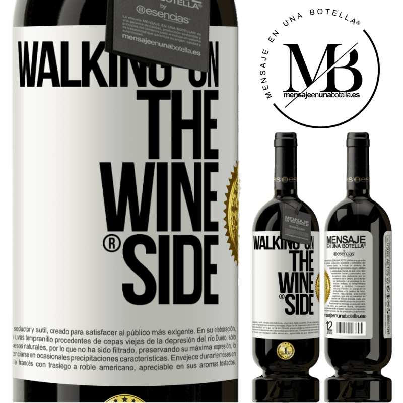 49,95 € Envoi gratuit | Vin rouge Édition Premium MBS® Réserve Walking on the Wine Side® Étiquette Blanche. Étiquette personnalisable Réserve 12 Mois Récolte 2014 Tempranillo