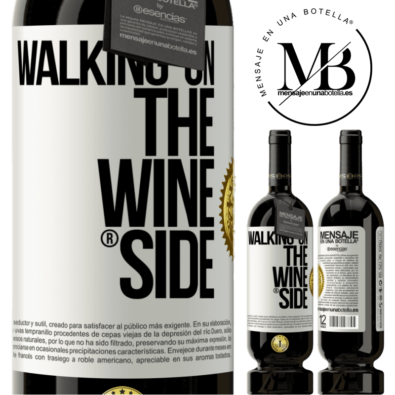 49,95 € Envoi gratuit | Vin rouge Édition Premium MBS® Réserve Walking on the Wine Side® Étiquette Blanche. Étiquette personnalisable Réserve 12 Mois Récolte 2016 Tempranillo