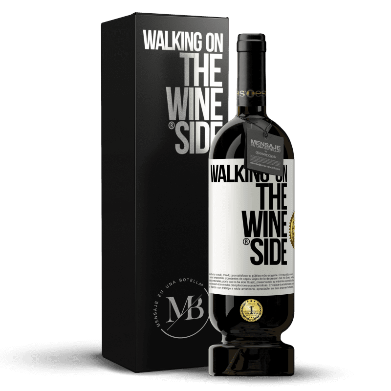 49,95 € Envoi gratuit | Vin rouge Édition Premium MBS® Réserve Walking on the Wine Side® Étiquette Blanche. Étiquette personnalisable Réserve 12 Mois Récolte 2015 Tempranillo