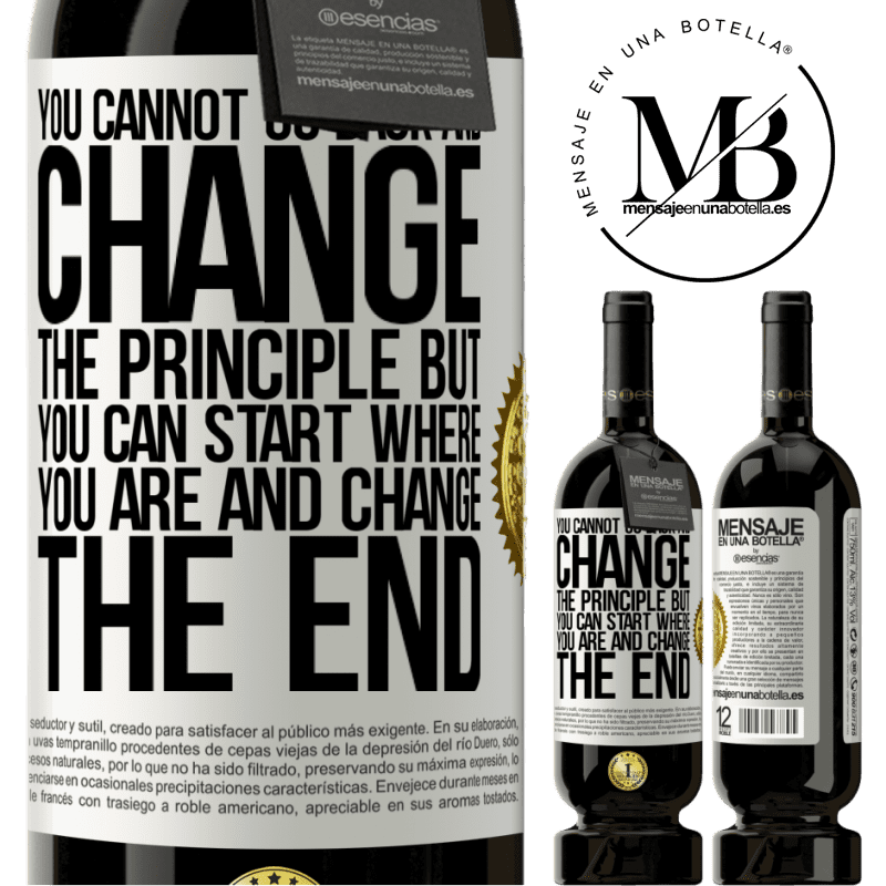 29,95 € Free Shipping | Red Wine Premium Edition MBS® Reserva You cannot go back and change the principle. But you can start where you are and change the end White Label. Customizable label Reserva 12 Months Harvest 2014 Tempranillo