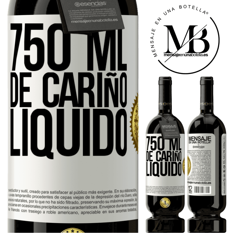 49,95 € Envío gratis | Vino Tinto Edición Premium MBS® Reserva 750 ml. de cariño líquido Etiqueta Blanca. Etiqueta personalizable Reserva 12 Meses Cosecha 2015 Tempranillo