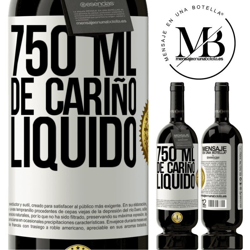 49,95 € Envío gratis | Vino Tinto Edición Premium MBS® Reserva 750 ml. de cariño líquido Etiqueta Blanca. Etiqueta personalizable Reserva 12 Meses Cosecha 2016 Tempranillo