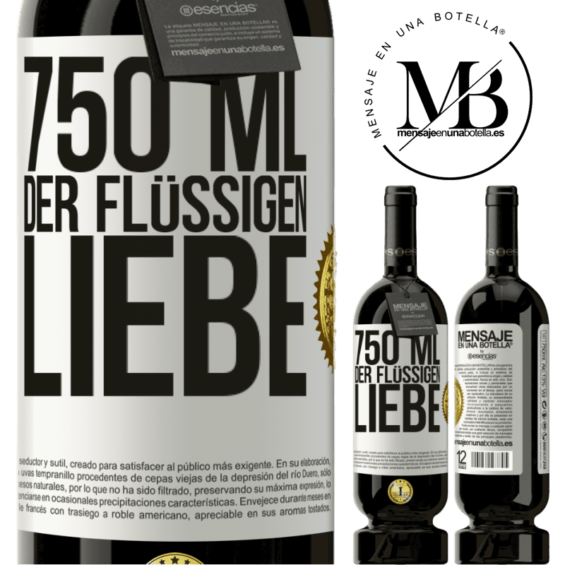 49,95 € Kostenloser Versand | Rotwein Premium Ausgabe MBS® Reserve 750 ml flüssiger Liebe Weißes Etikett. Anpassbares Etikett Reserve 12 Monate Ernte 2015 Tempranillo