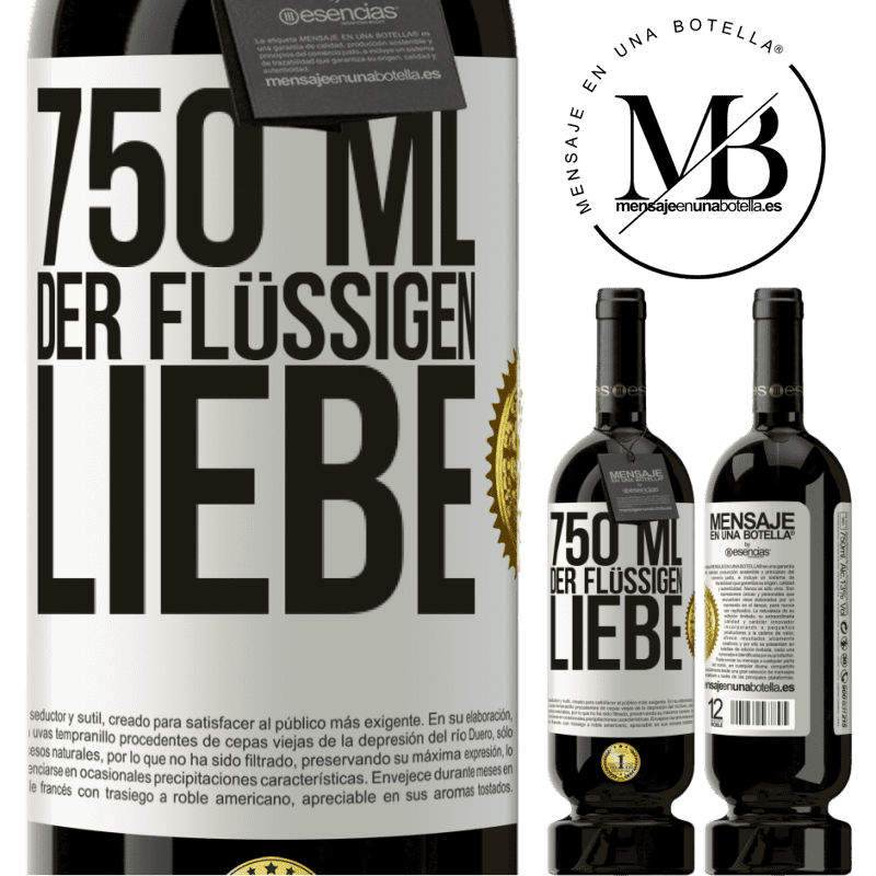 49,95 € Kostenloser Versand | Rotwein Premium Ausgabe MBS® Reserve 750 ml flüssiger Liebe Weißes Etikett. Anpassbares Etikett Reserve 12 Monate Ernte 2016 Tempranillo