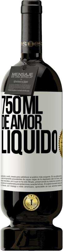 49,95 € | Vinho tinto Edição Premium MBS® Reserva 750 ml de amor líquido Etiqueta Branca. Etiqueta personalizável Reserva 12 Meses Colheita 2015 Tempranillo