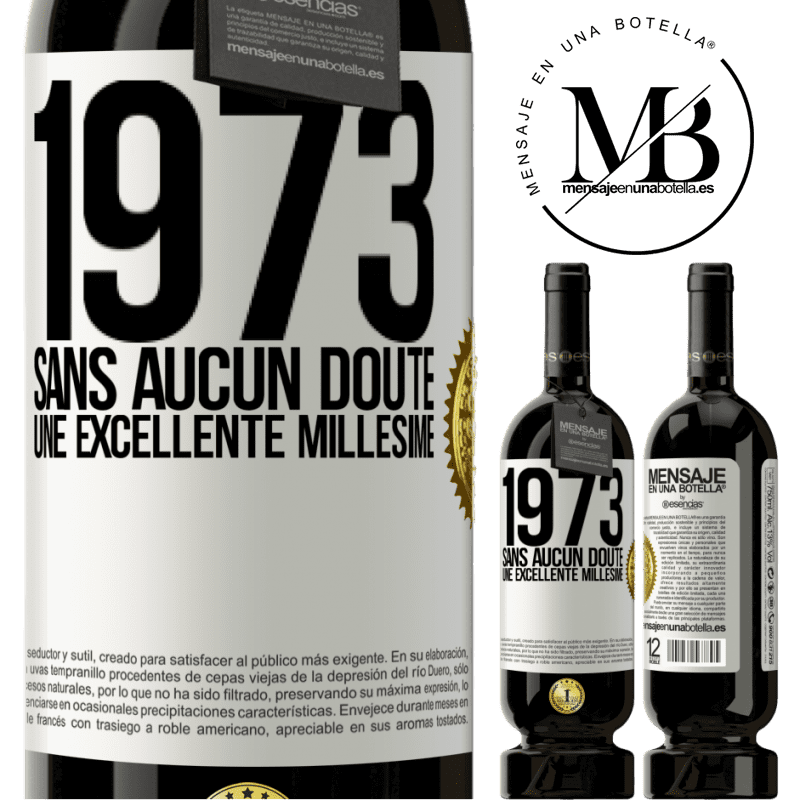 49,95 € Envoi gratuit | Vin rouge Édition Premium MBS® Réserve 1973. Sans aucun doute, une excellente millésime Étiquette Blanche. Étiquette personnalisable Réserve 12 Mois Récolte 2014 Tempranillo