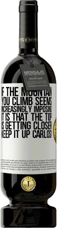«あなたが登る山がますます印象的に思えるなら、それは頂上が近づいているということです。カルロスを続けてください！» プレミアム版 MBS® 予約する