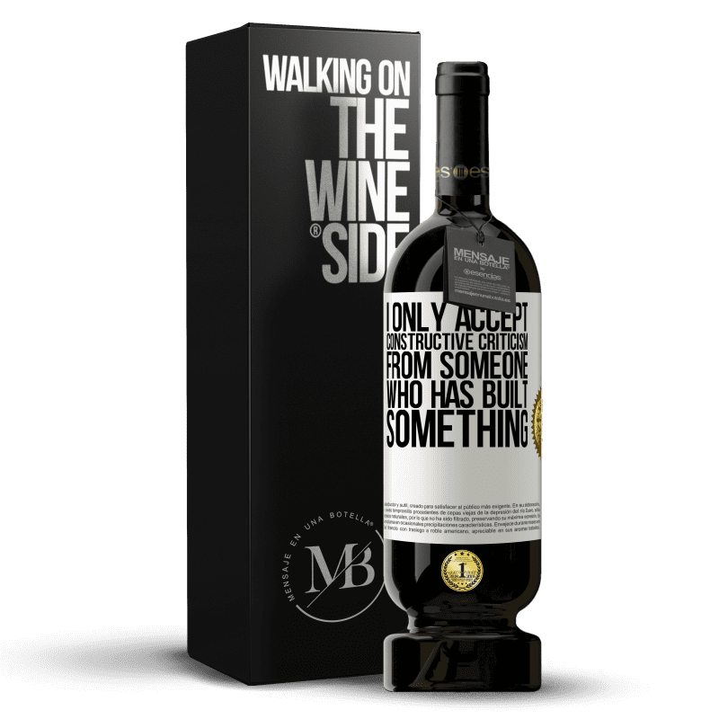 49,95 € Free Shipping | Red Wine Premium Edition MBS® Reserve I only accept constructive criticism from someone who has built something White Label. Customizable label Reserve 12 Months Harvest 2014 Tempranillo