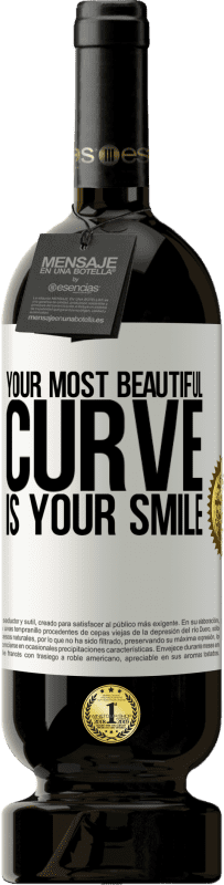 49,95 € | Red Wine Premium Edition MBS® Reserve Your most beautiful curve is your smile White Label. Customizable label Reserve 12 Months Harvest 2015 Tempranillo