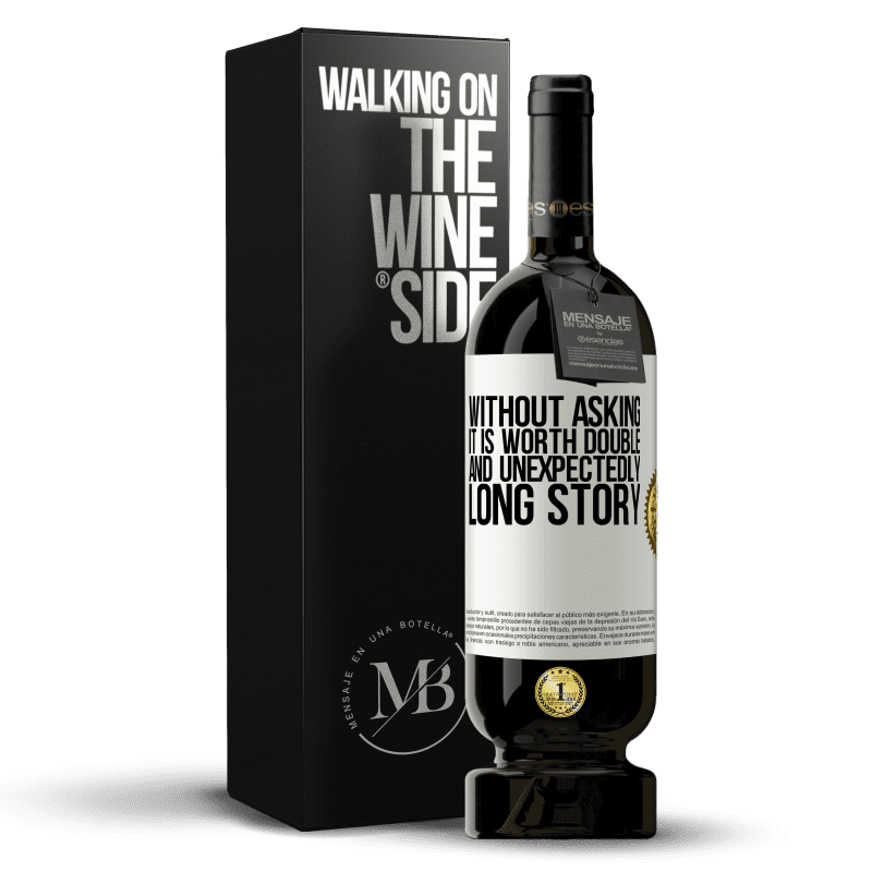 49,95 € Free Shipping | Red Wine Premium Edition MBS® Reserve Without asking it is worth double. And unexpectedly, long story White Label. Customizable label Reserve 12 Months Harvest 2014 Tempranillo