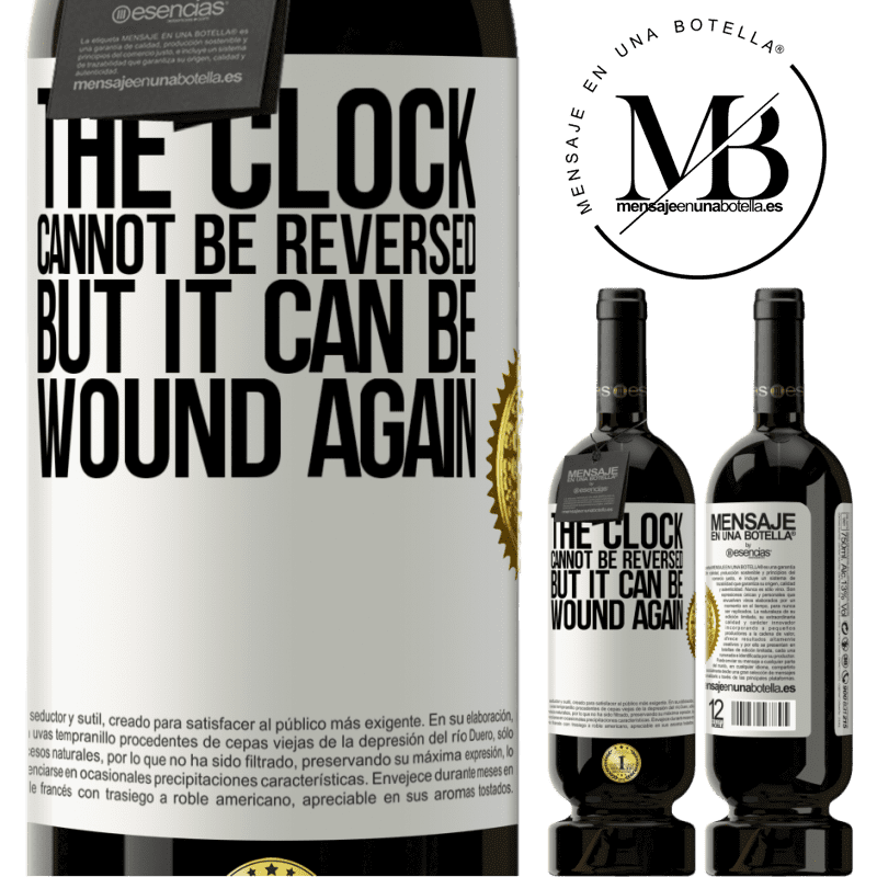 29,95 € Free Shipping | Red Wine Premium Edition MBS® Reserva The clock cannot be reversed, but it can be wound again White Label. Customizable label Reserva 12 Months Harvest 2014 Tempranillo