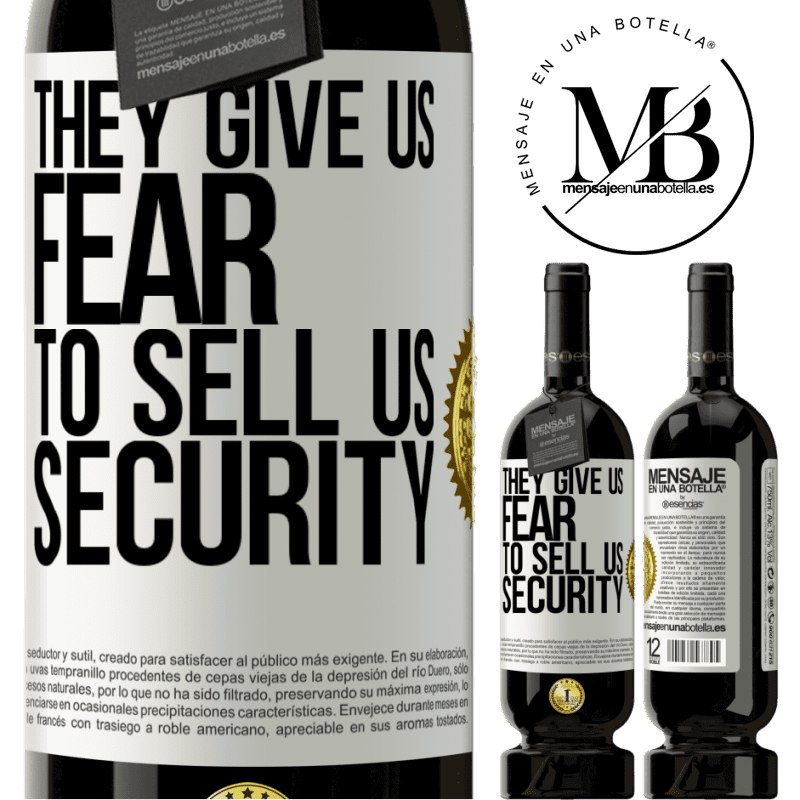 29,95 € Free Shipping | Red Wine Premium Edition MBS® Reserva They give us fear to sell us security White Label. Customizable label Reserva 12 Months Harvest 2014 Tempranillo