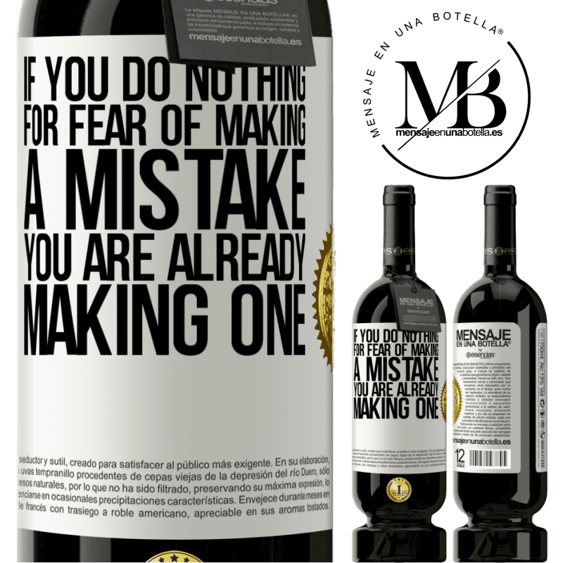 29,95 € Free Shipping | Red Wine Premium Edition MBS® Reserva If you do nothing for fear of making a mistake, you are already making one White Label. Customizable label Reserva 12 Months Harvest 2014 Tempranillo