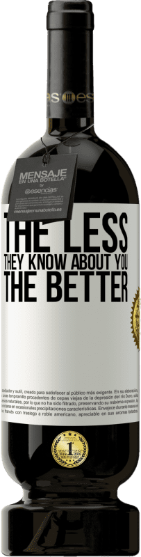 49,95 € Free Shipping | Red Wine Premium Edition MBS® Reserve The less they know about you, the better White Label. Customizable label Reserve 12 Months Harvest 2016 Tempranillo