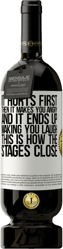 49,95 € | 红酒 高级版 MBS® 预订 先疼，然后让你生气，最后让你发笑。这就是阶段如何结束 白标. 可自定义的标签 预订 12 个月 收成 2016 Tempranillo