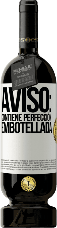 49,95 € | Vino Tinto Edición Premium MBS® Reserva Aviso: contiene perfección embotellada Etiqueta Blanca. Etiqueta personalizable Reserva 12 Meses Cosecha 2014 Tempranillo