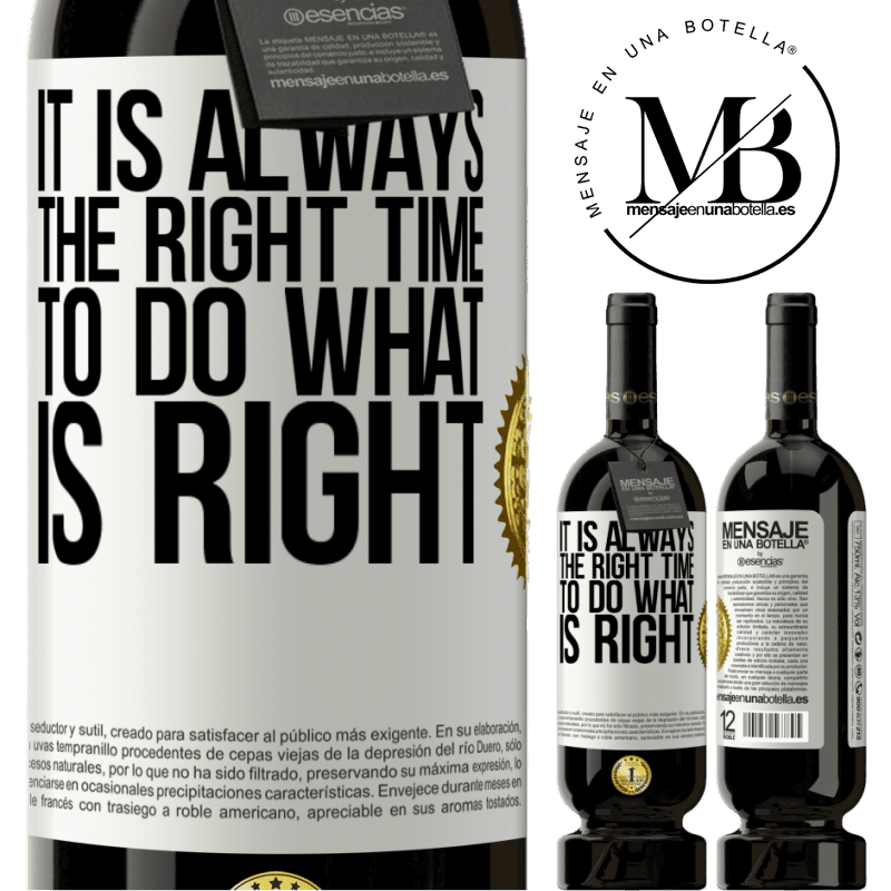 29,95 € Free Shipping | Red Wine Premium Edition MBS® Reserva It is always the right time to do what is right White Label. Customizable label Reserva 12 Months Harvest 2014 Tempranillo