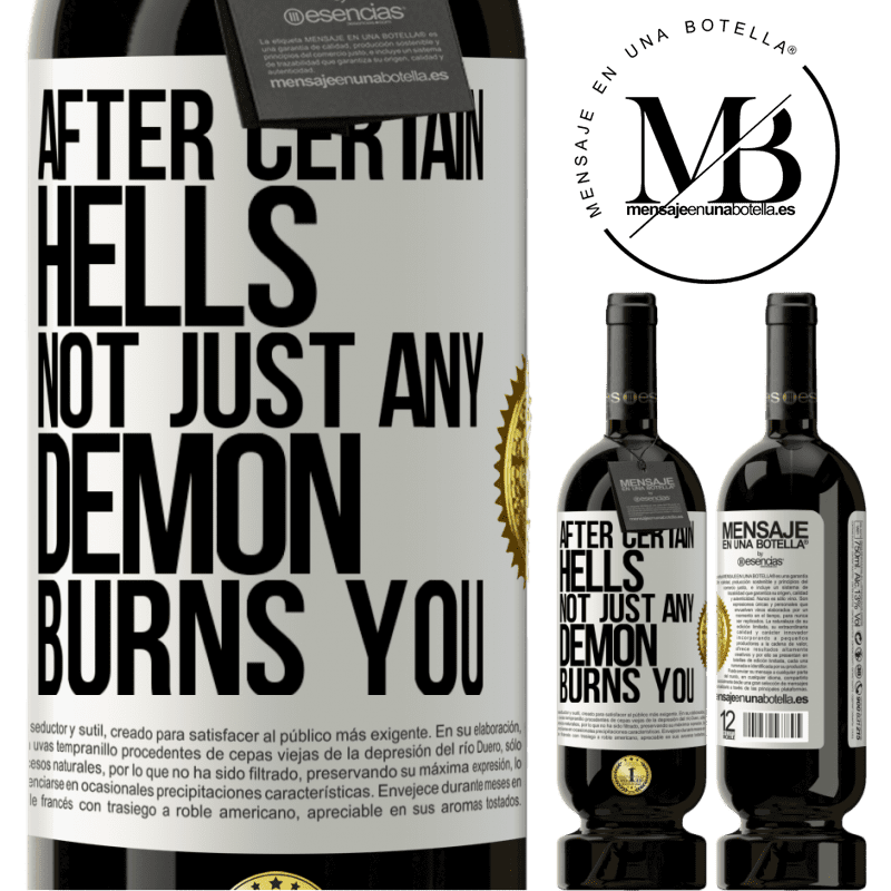 29,95 € Free Shipping | Red Wine Premium Edition MBS® Reserva After certain hells, not just any demon burns you White Label. Customizable label Reserva 12 Months Harvest 2014 Tempranillo