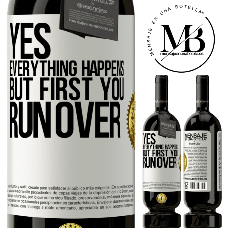 29,95 € Free Shipping | Red Wine Premium Edition MBS® Reserva Yes, everything happens. But first you run over White Label. Customizable label Reserva 12 Months Harvest 2014 Tempranillo