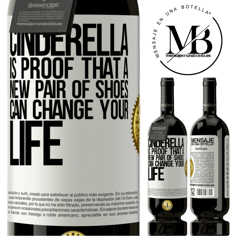 29,95 € Free Shipping | Red Wine Premium Edition MBS® Reserva Cinderella is proof that a new pair of shoes can change your life White Label. Customizable label Reserva 12 Months Harvest 2014 Tempranillo