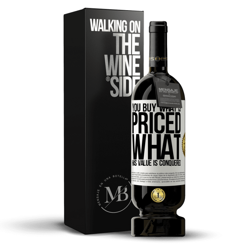 49,95 € Free Shipping | Red Wine Premium Edition MBS® Reserve You buy what is priced. What has value is conquered White Label. Customizable label Reserve 12 Months Harvest 2014 Tempranillo