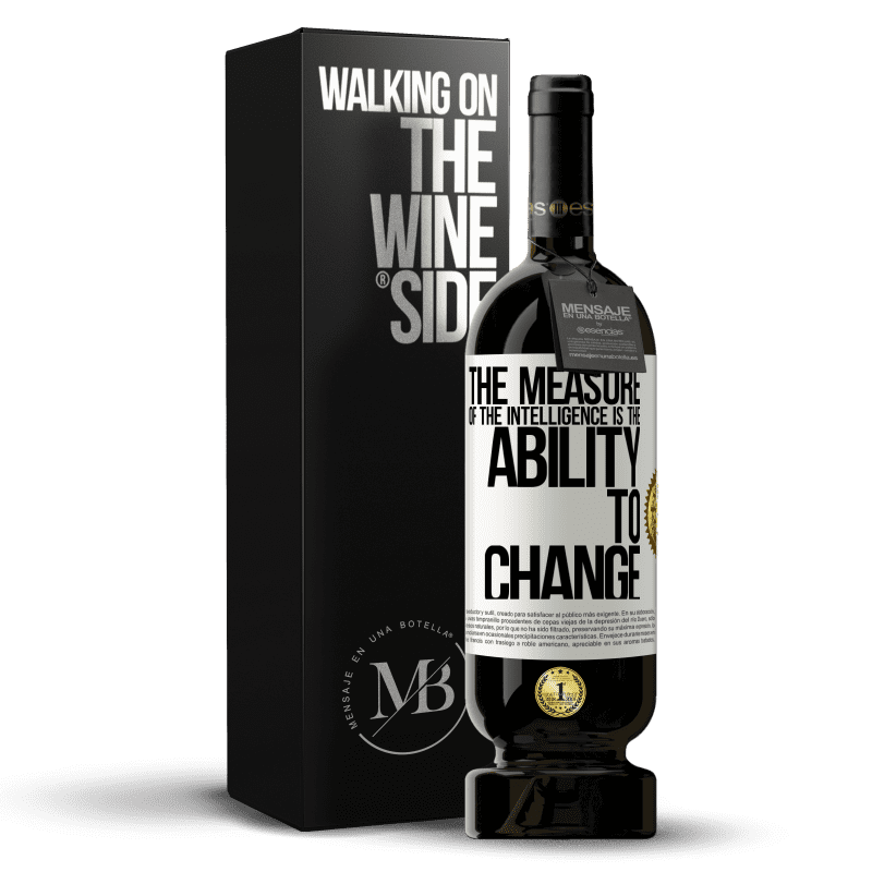 49,95 € Free Shipping | Red Wine Premium Edition MBS® Reserve The measure of the intelligence is the ability to change White Label. Customizable label Reserve 12 Months Harvest 2014 Tempranillo