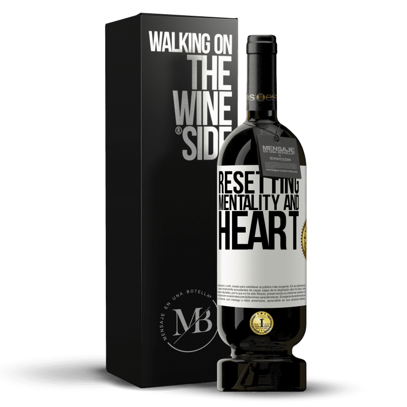 49,95 € Free Shipping | Red Wine Premium Edition MBS® Reserve Resetting mentality and heart White Label. Customizable label Reserve 12 Months Harvest 2016 Tempranillo