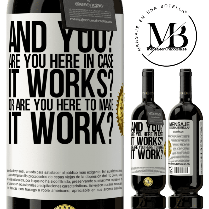 29,95 € Free Shipping | Red Wine Premium Edition MBS® Reserva and you? Are you here in case it works, or are you here to make it work? White Label. Customizable label Reserva 12 Months Harvest 2014 Tempranillo