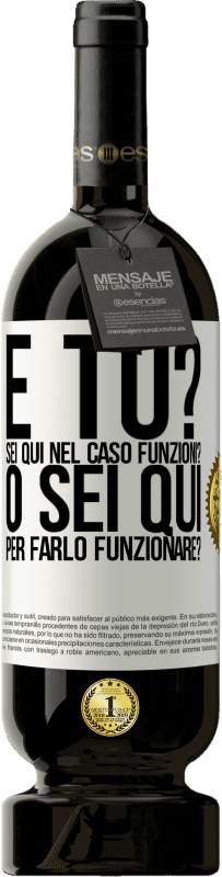 Spedizione Gratuita | Vino rosso Edizione Premium MBS® Riserva e tu? Sei qui nel caso funzioni, o sei qui per farlo funzionare? Etichetta Bianca. Etichetta personalizzabile Riserva 12 Mesi Raccogliere 2014 Tempranillo