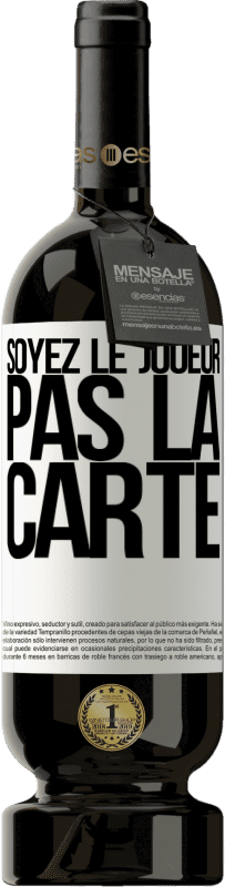 49,95 € Envoi gratuit | Vin rouge Édition Premium MBS® Réserve Soyez le joueur, pas la carte Étiquette Blanche. Étiquette personnalisable Réserve 12 Mois Récolte 2016 Tempranillo