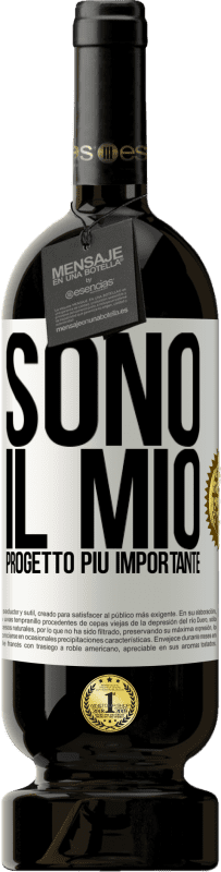 49,95 € Spedizione Gratuita | Vino rosso Edizione Premium MBS® Riserva Sono il mio progetto più importante Etichetta Bianca. Etichetta personalizzabile Riserva 12 Mesi Raccogliere 2016 Tempranillo