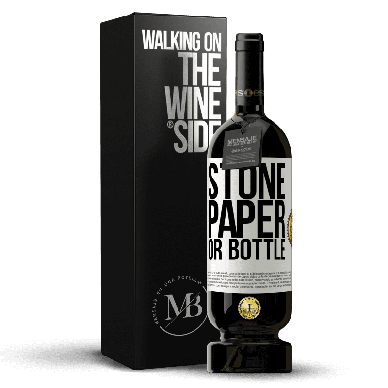 49,95 € Free Shipping | Red Wine Premium Edition MBS® Reserve Stone, paper or bottle White Label. Customizable label Reserve 12 Months Harvest 2014 Tempranillo