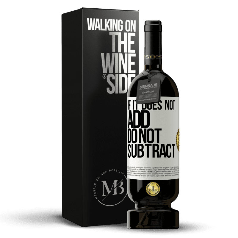 49,95 € Free Shipping | Red Wine Premium Edition MBS® Reserve If it does not add, do not subtract White Label. Customizable label Reserve 12 Months Harvest 2014 Tempranillo