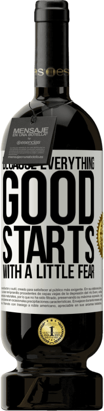 49,95 € Free Shipping | Red Wine Premium Edition MBS® Reserve Because everything good starts with a little fear White Label. Customizable label Reserve 12 Months Harvest 2016 Tempranillo