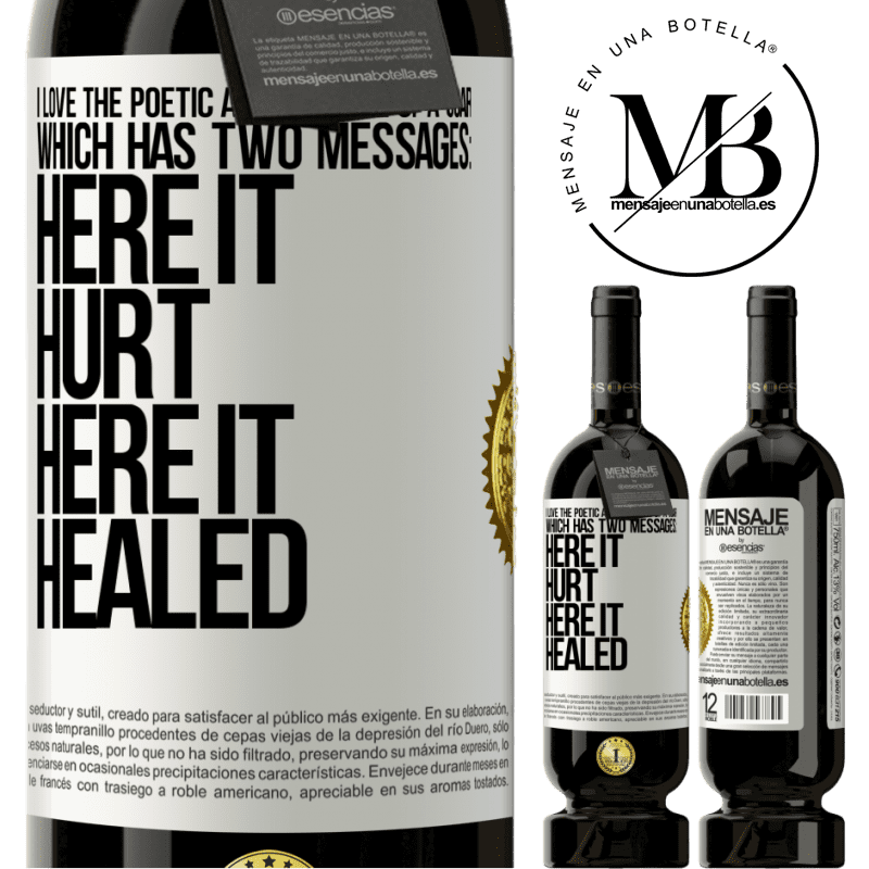 29,95 € Free Shipping | Red Wine Premium Edition MBS® Reserva I love the poetic ambivalence of a scar, which has two messages: here it hurt, here it healed White Label. Customizable label Reserva 12 Months Harvest 2014 Tempranillo