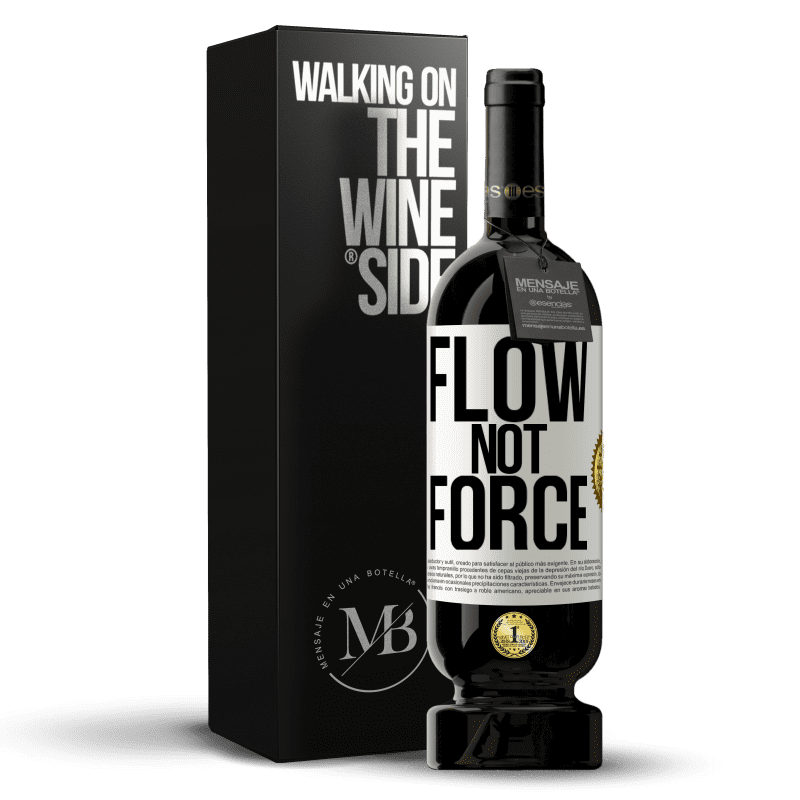 49,95 € Free Shipping | Red Wine Premium Edition MBS® Reserve Flow, not force White Label. Customizable label Reserve 12 Months Harvest 2014 Tempranillo