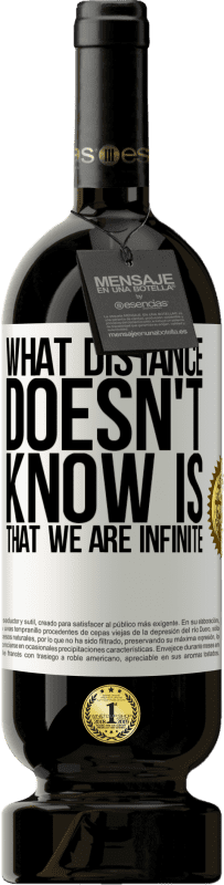 «What distance does not know is that we are infinite» Premium Edition MBS® Reserve