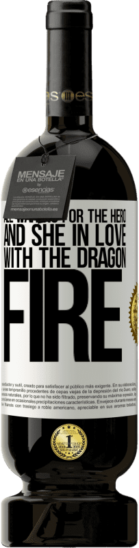49,95 € | Red Wine Premium Edition MBS® Reserve All waiting for the hero and she in love with the dragon fire White Label. Customizable label Reserve 12 Months Harvest 2014 Tempranillo