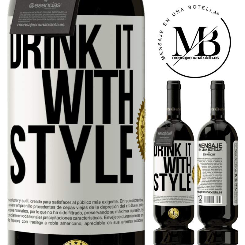 29,95 € Free Shipping | Red Wine Premium Edition MBS® Reserva Drink it with style White Label. Customizable label Reserva 12 Months Harvest 2014 Tempranillo