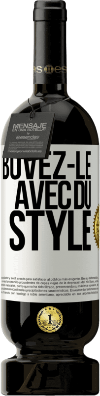 49,95 € | Vin rouge Édition Premium MBS® Réserve Buvez-le avec du style Étiquette Blanche. Étiquette personnalisable Réserve 12 Mois Récolte 2014 Tempranillo