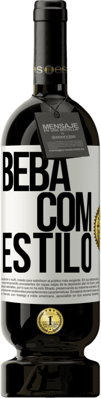 49,95 € | Vinho tinto Edição Premium MBS® Reserva Beba com estilo Etiqueta Branca. Etiqueta personalizável Reserva 12 Meses Colheita 2014 Tempranillo