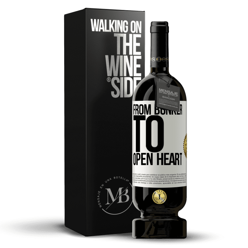 49,95 € Free Shipping | Red Wine Premium Edition MBS® Reserve From bunker to open heart White Label. Customizable label Reserve 12 Months Harvest 2014 Tempranillo
