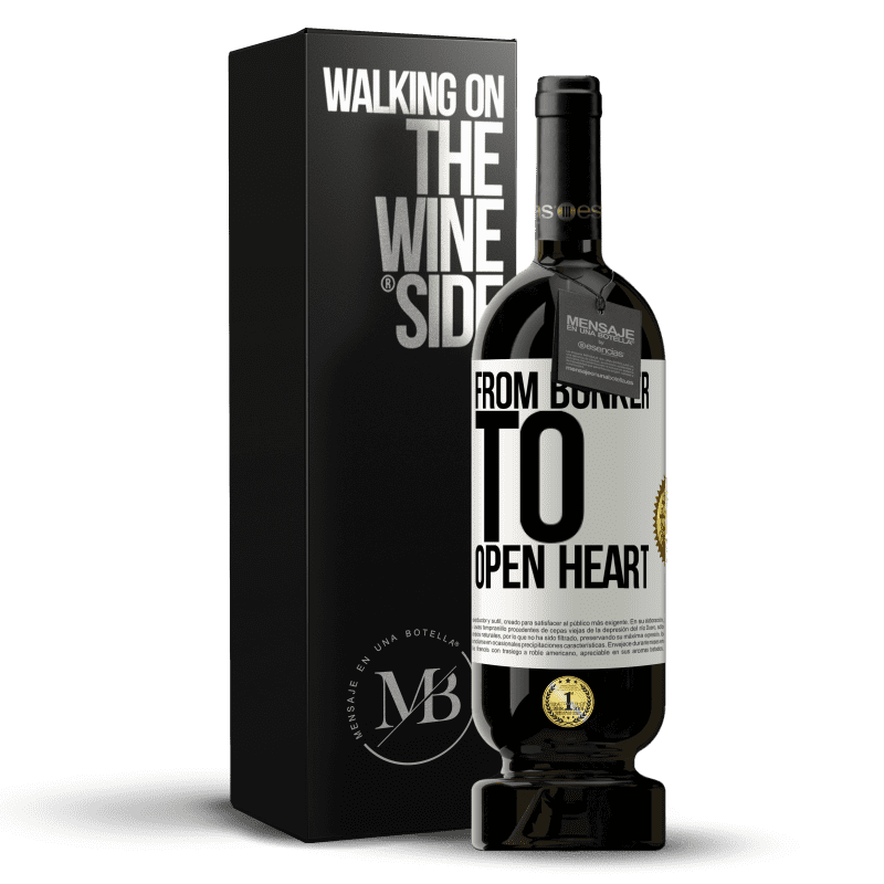 49,95 € Free Shipping | Red Wine Premium Edition MBS® Reserve From bunker to open heart White Label. Customizable label Reserve 12 Months Harvest 2015 Tempranillo