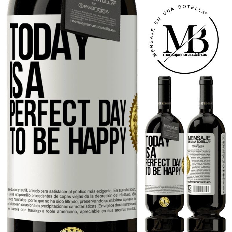 29,95 € Free Shipping | Red Wine Premium Edition MBS® Reserva Today is a perfect day to be happy White Label. Customizable label Reserva 12 Months Harvest 2014 Tempranillo