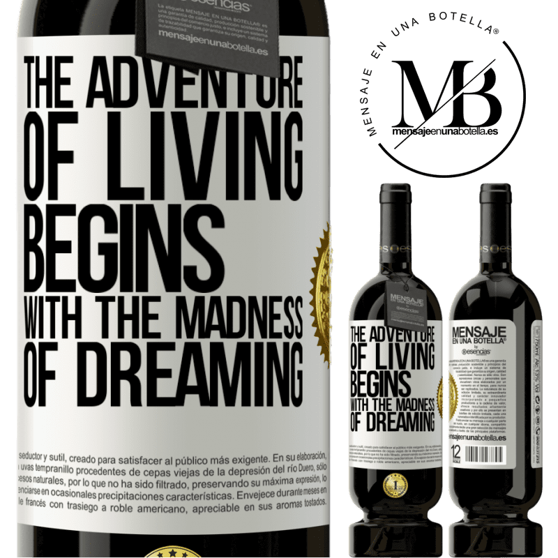 29,95 € Free Shipping | Red Wine Premium Edition MBS® Reserva The adventure of living begins with the madness of dreaming White Label. Customizable label Reserva 12 Months Harvest 2014 Tempranillo