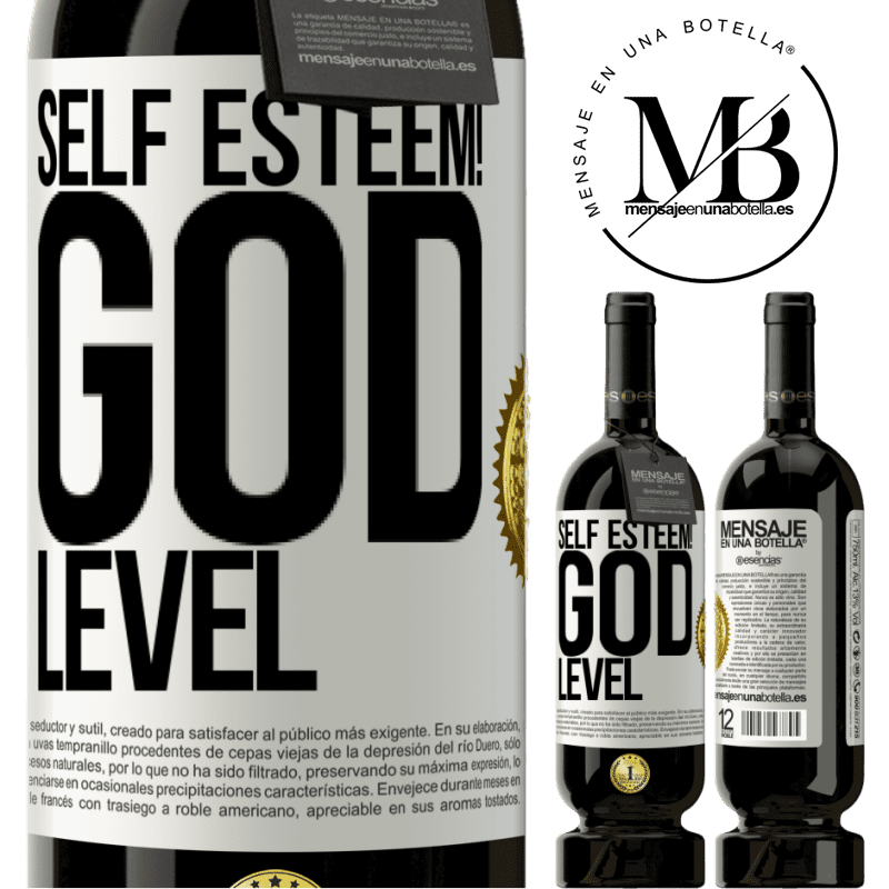 29,95 € Free Shipping | Red Wine Premium Edition MBS® Reserva Self esteem! God level White Label. Customizable label Reserva 12 Months Harvest 2014 Tempranillo