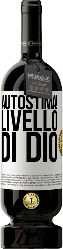 49,95 € | Vino rosso Edizione Premium MBS® Riserva Autostima! Livello di Dio Etichetta Bianca. Etichetta personalizzabile Riserva 12 Mesi Raccogliere 2015 Tempranillo